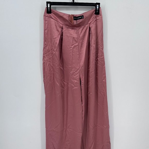 Women's First Distraction High Rise Satin Wide Leg Pants US 6 - Picture 1 of 6
